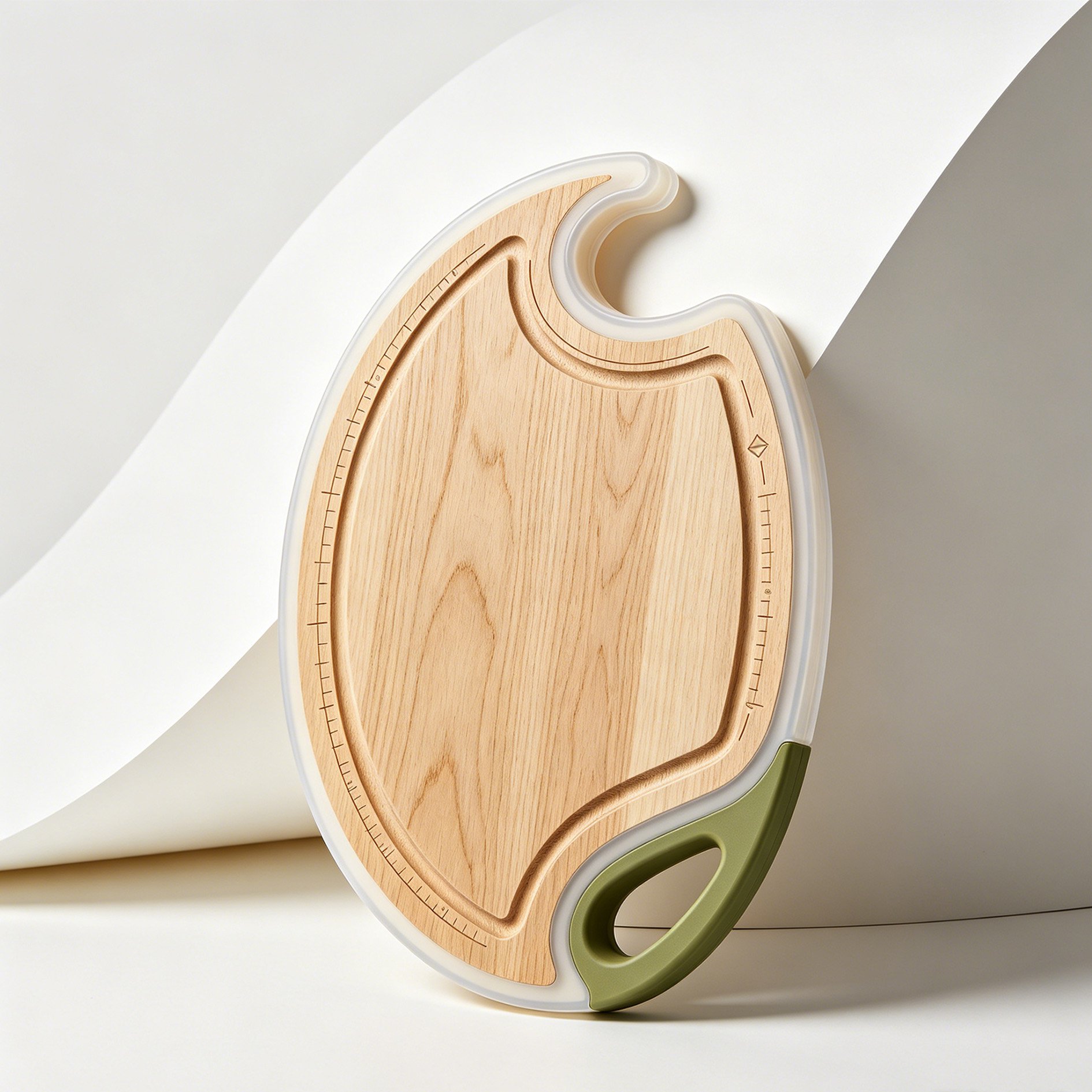 planche à découper en bois (2 bouteilles)