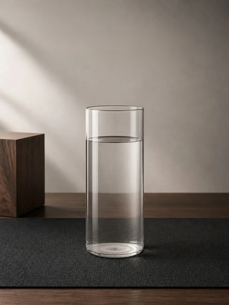 Große Blumenvase aus Glas für Zuhause, Büro und Events