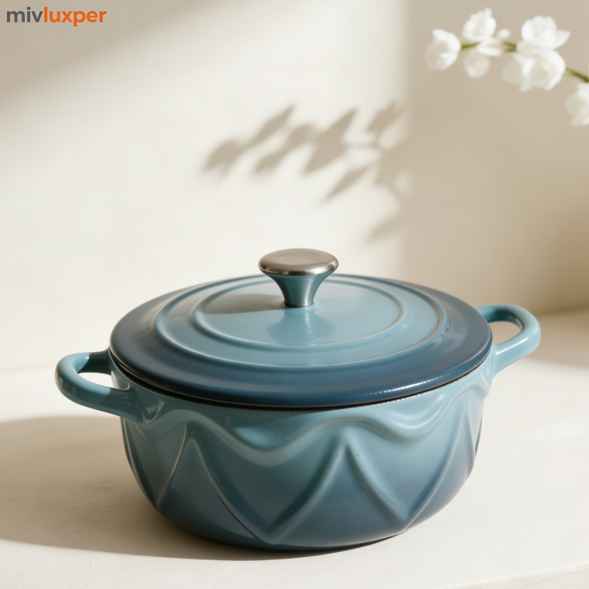 Olla de hierro fundido esmaltado