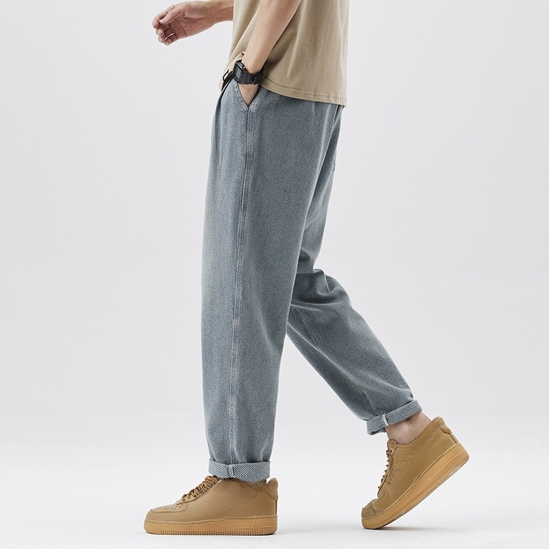 Herren Sommer Locker Gerade Jeans – Sternenhimmel Design