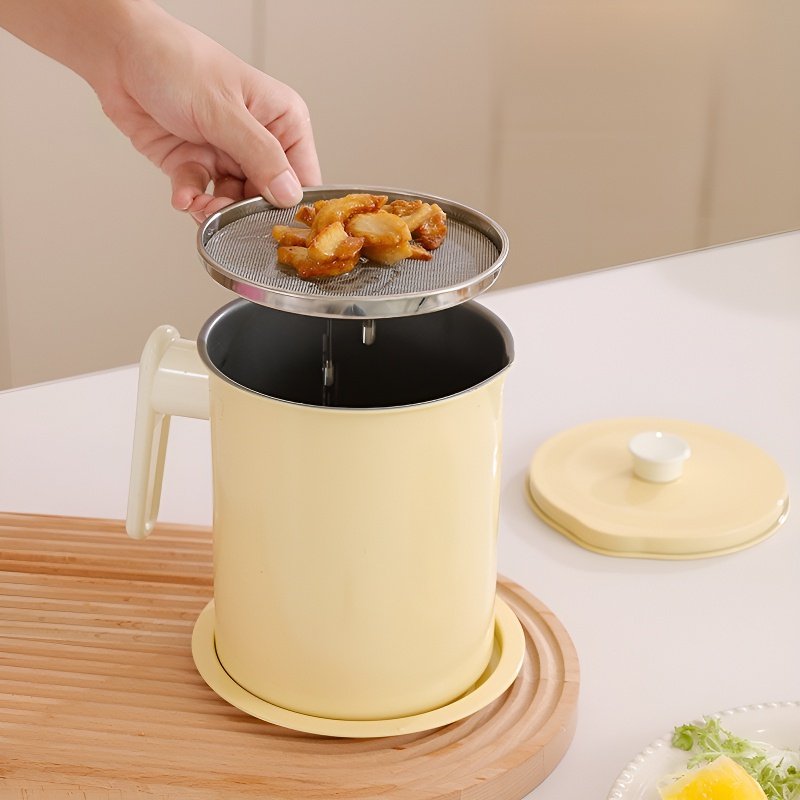 가정용 오일포트 대용량 오일필터 냄비