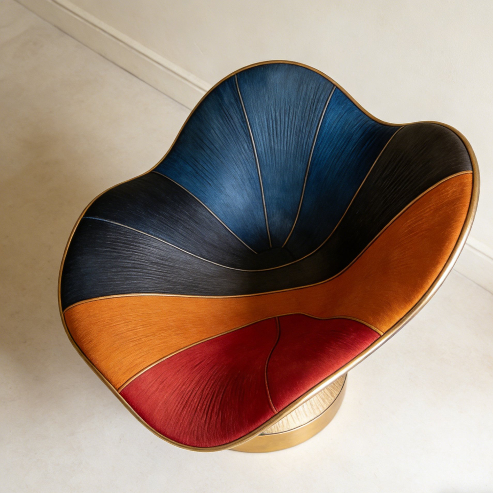  เก้าอี้ดีไซน์กลีบดอกไม้