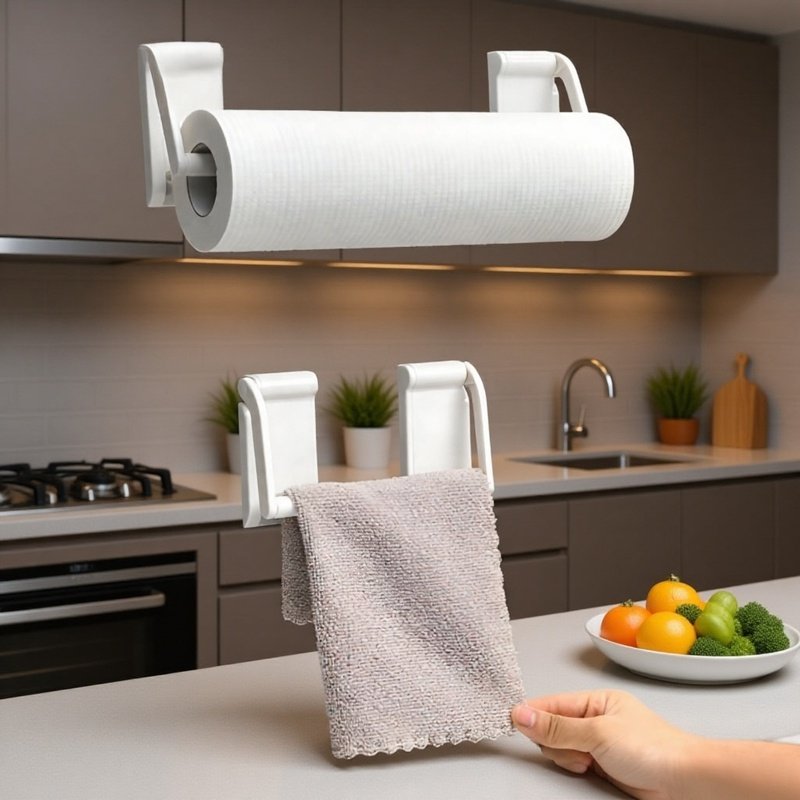 Kreativer Einweg-Papierrollenhalter Haushalt