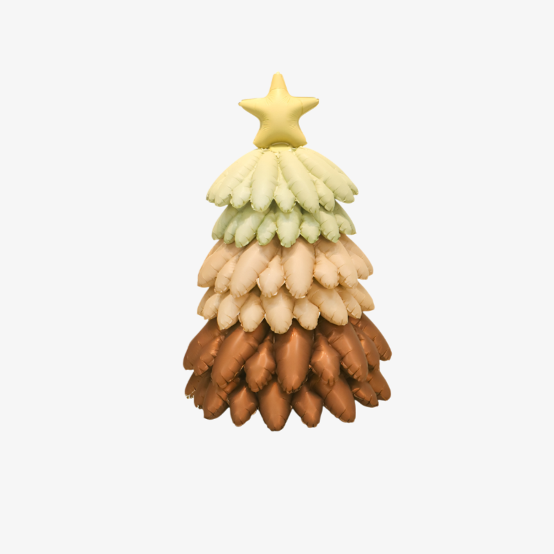 商業施設用クリスマスツリー型発光バルーン デコレーション＆撮影アイテム