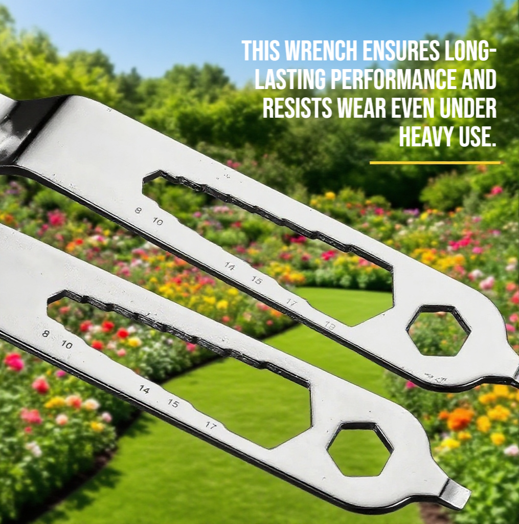 Multi-functional wrench for power tools