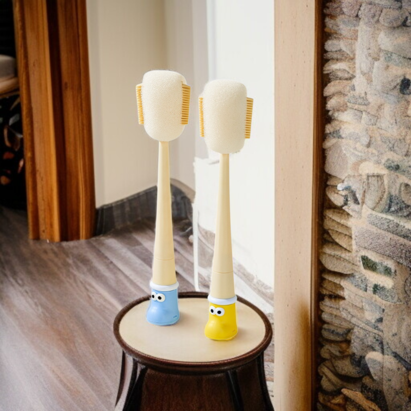 오인원 긴 손잡이 젖병 청소 스펀지 브러쉬 가정용 청소 다용도 컵솔 텀블러 뚜껑 브러쉬
