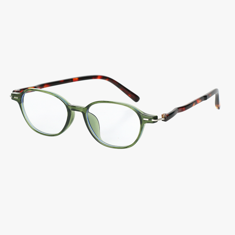 軽量オーバルフレーム老眼鏡・ブルーライト対策