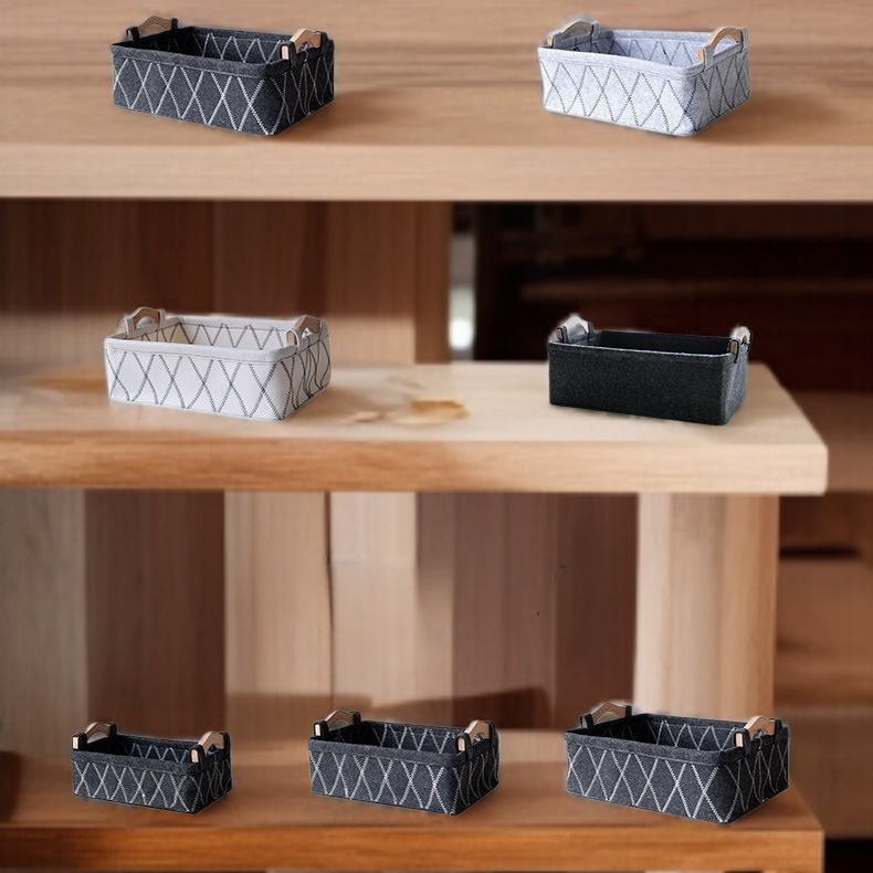 Praktische Müllbox aus Stoffkunst Material