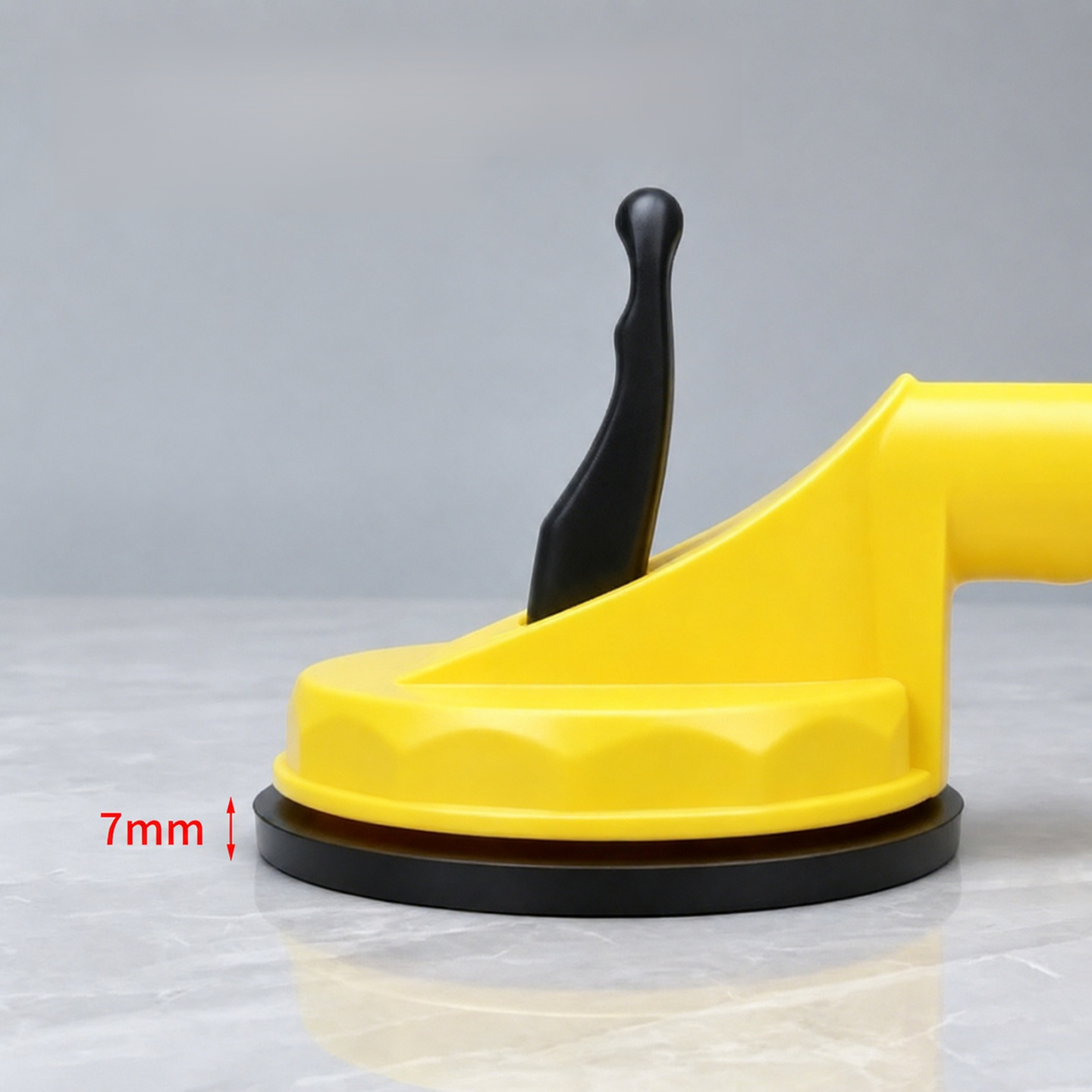 Heavy-duty yellow suction cup