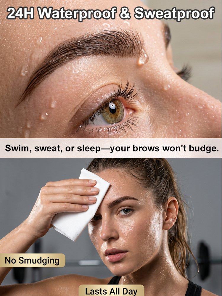 Waterproof Quick Brow Stamp Kit