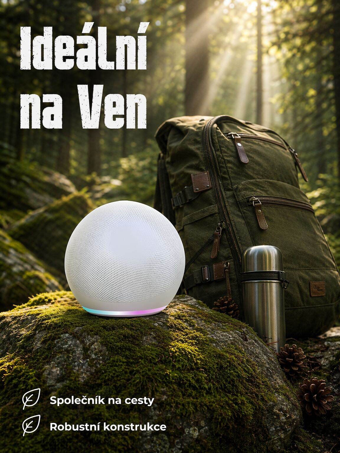 Přenosný Bluetooth reproduktor s výkonným basem, mini reproduktor