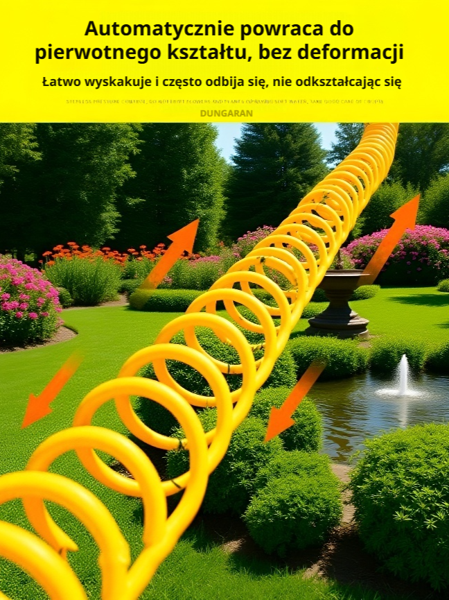  Zestaw elastycznych węży ogrodowych z pistoletem do podlewania i mycia samochodu