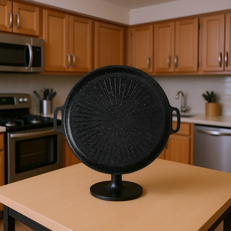 햇살 무늬가 있는 마이판 석판 베이킹 팬