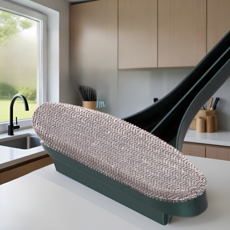 Cepillo limpiacristales de doble cara para ventanas domésticas, sin desmontaje, limpieza eficiente