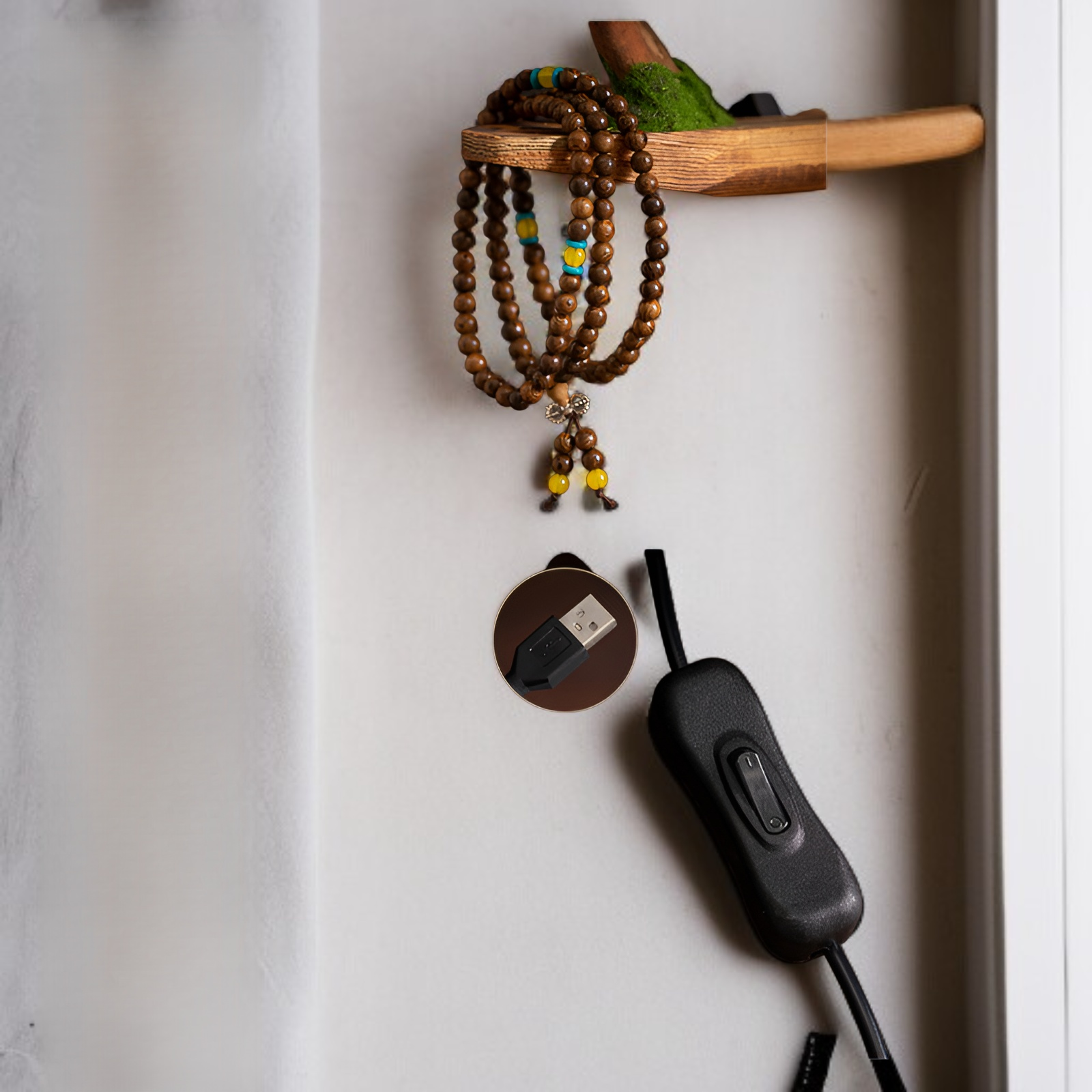 新中式禪意如來擺件家居客廳玄關桌面創意燈圈樣品房軟裝飾品擺設