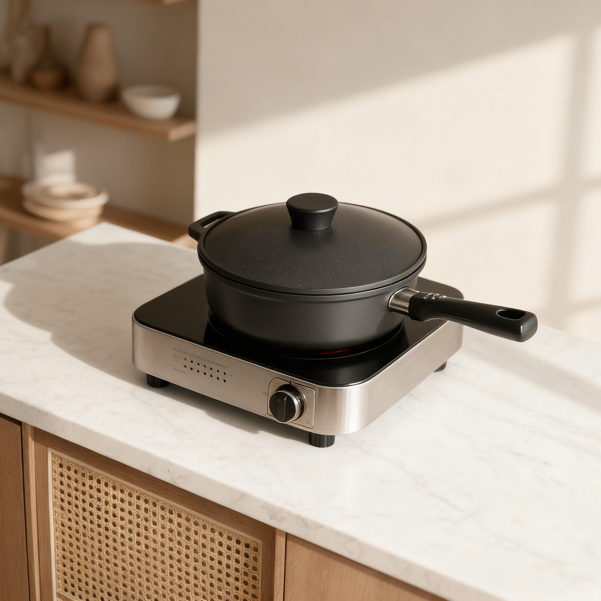 모던 디자인 주물 인덕션 세트