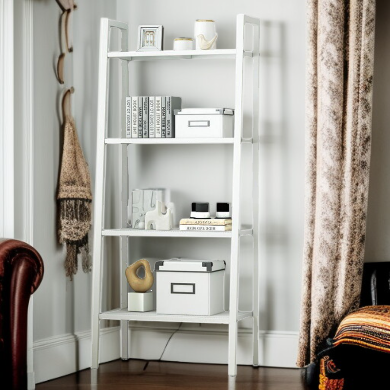 多層キッチン収納ラック 錬鉄製 ホワイト