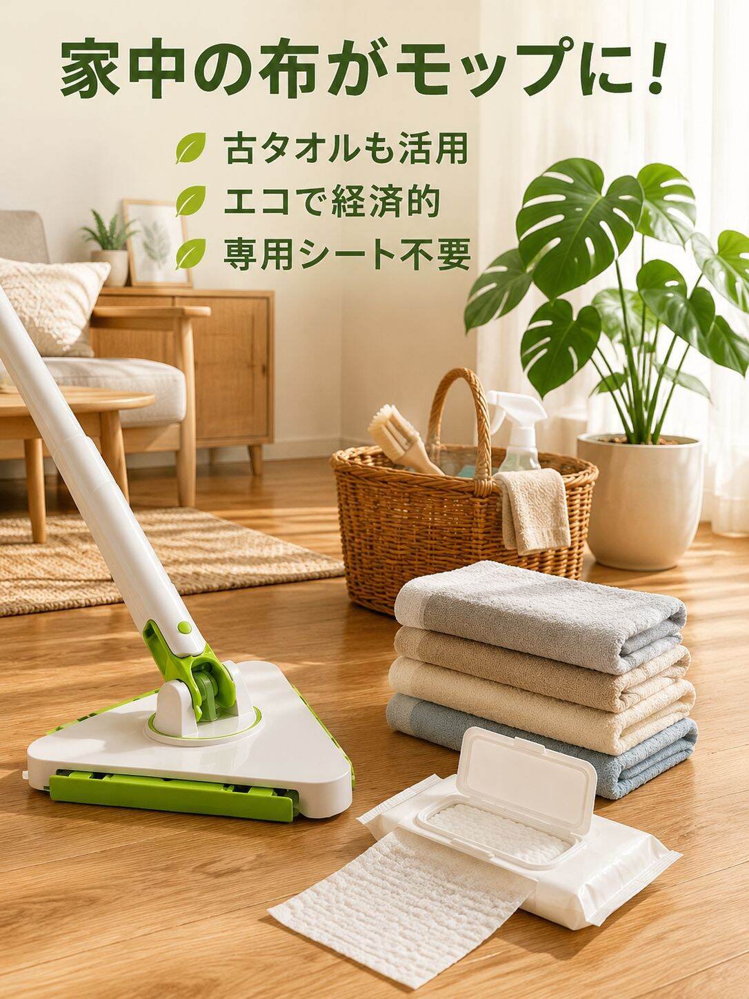 万能布クリップモップ