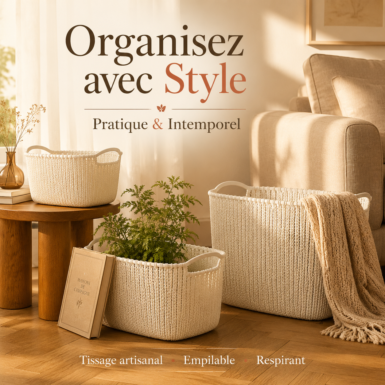 Panier de rangement pour vêtements sales et chaussettes de bureau