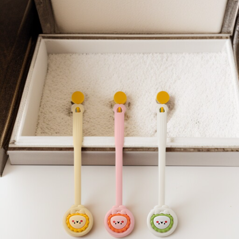 Babyrücken-Reinigungsbürste, Kinder-Badebürste, weiche Borsten