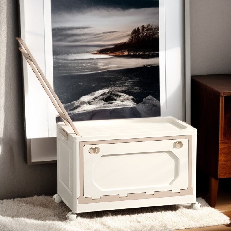 Große vielseitige Aufbewahrungsbox mit Rollen für den Haushalt