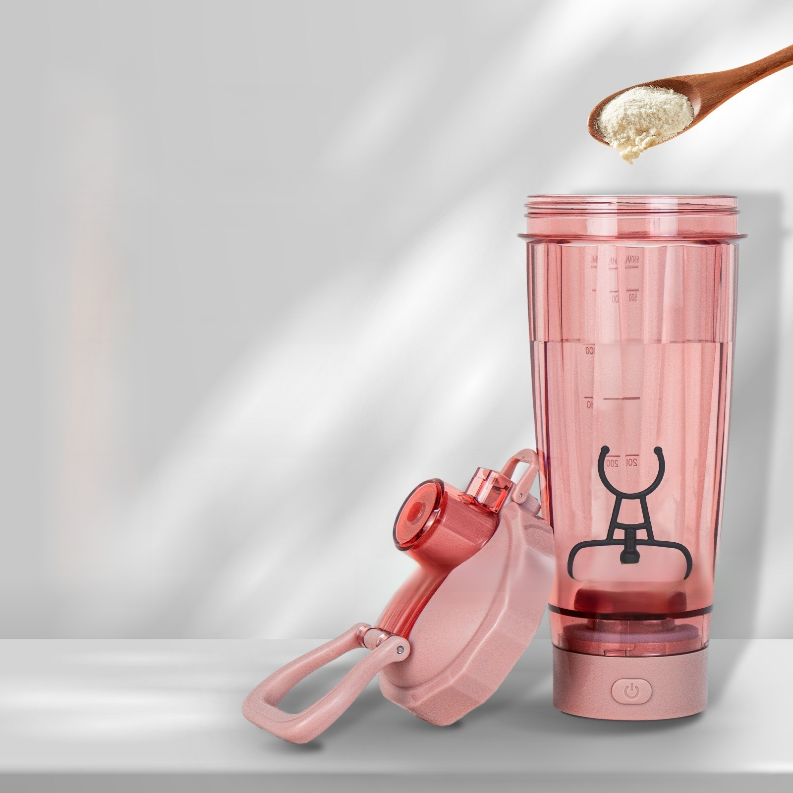 Washable electric mixing cup