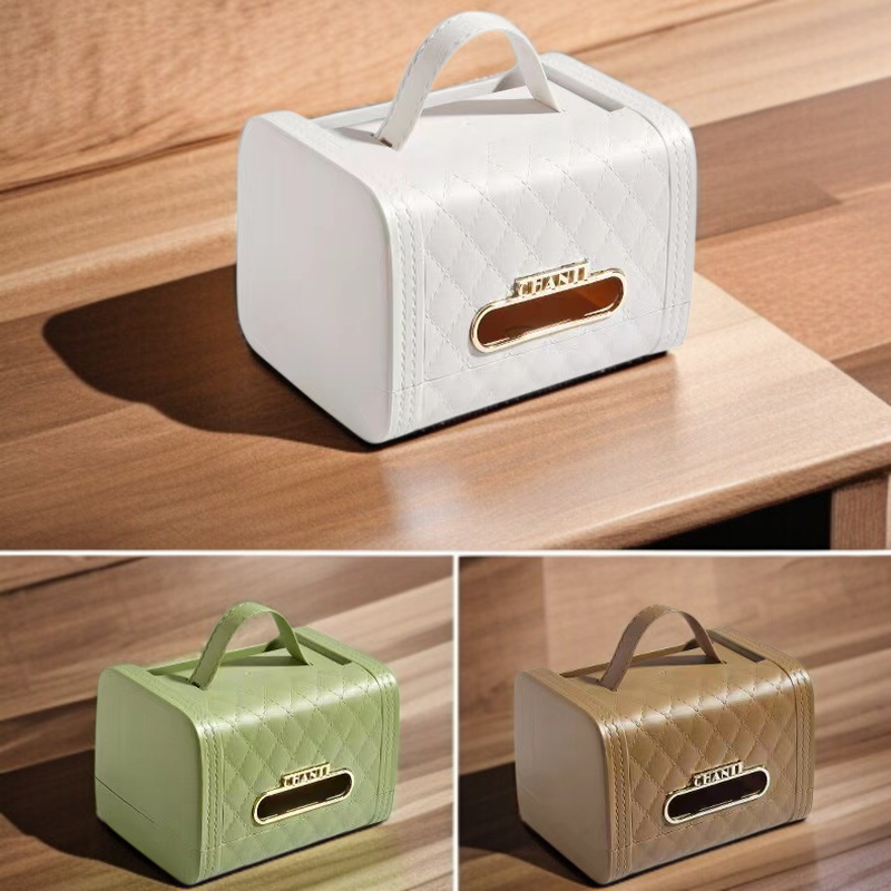 거실 작은 향풍 종이 스타일링 책상 티슈케이스 가방 가정용 거실 장식케이스