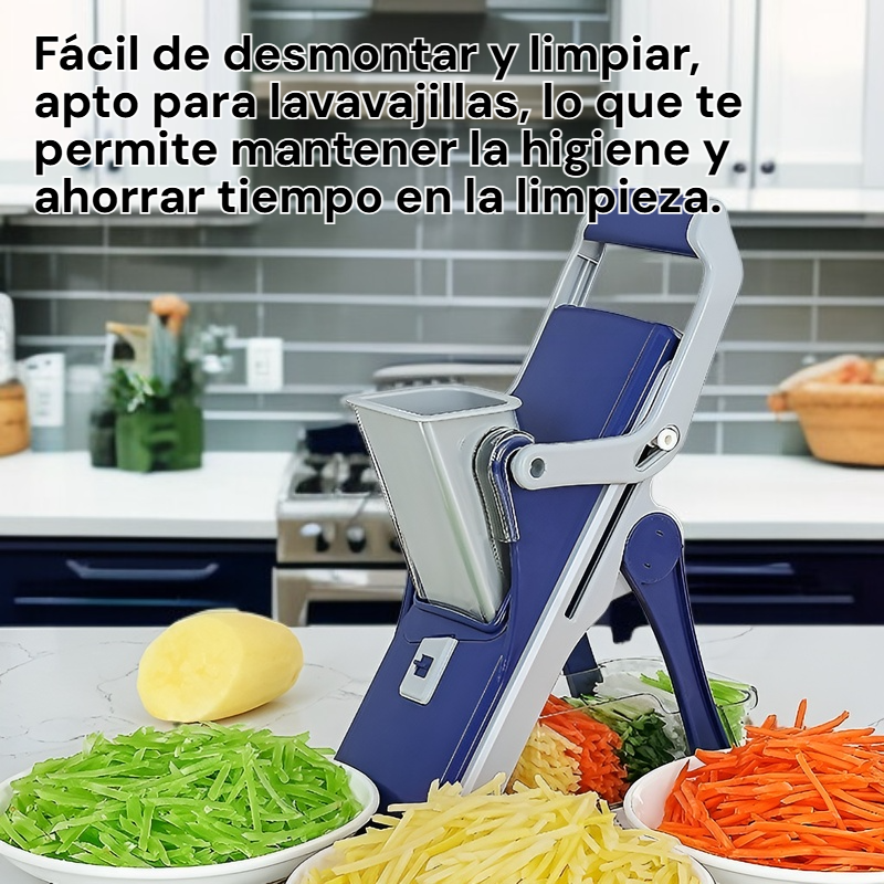 Cortador de verduras multifuncional para cocina, rallador manual de patatas