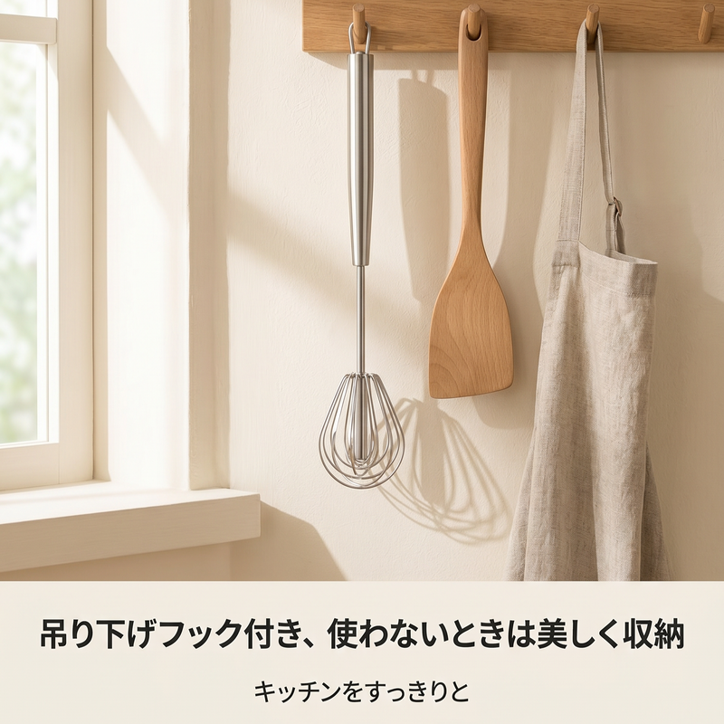10本ワイヤー手持ち半自動ステンレス泡立て器 ドイツ品質家庭用クリームミキサー