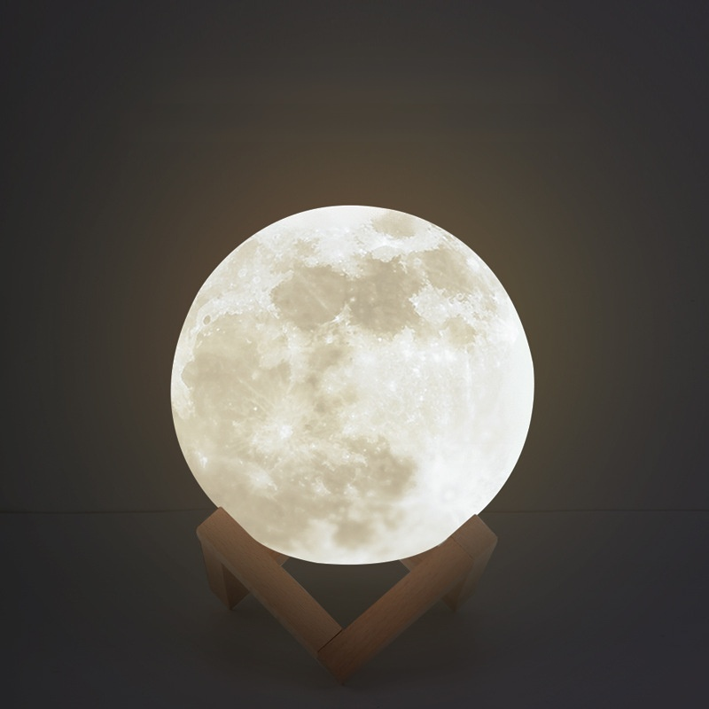 月ランプ手描きのナイトライト