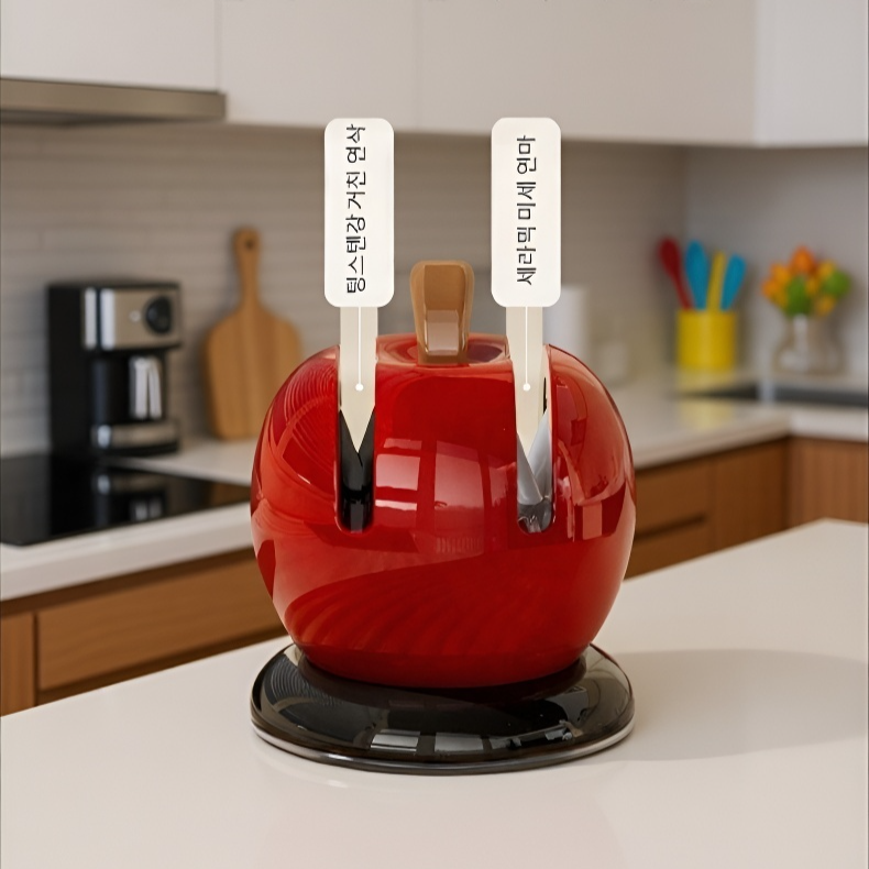 애플 텅스텐 강 자석 칼갈이