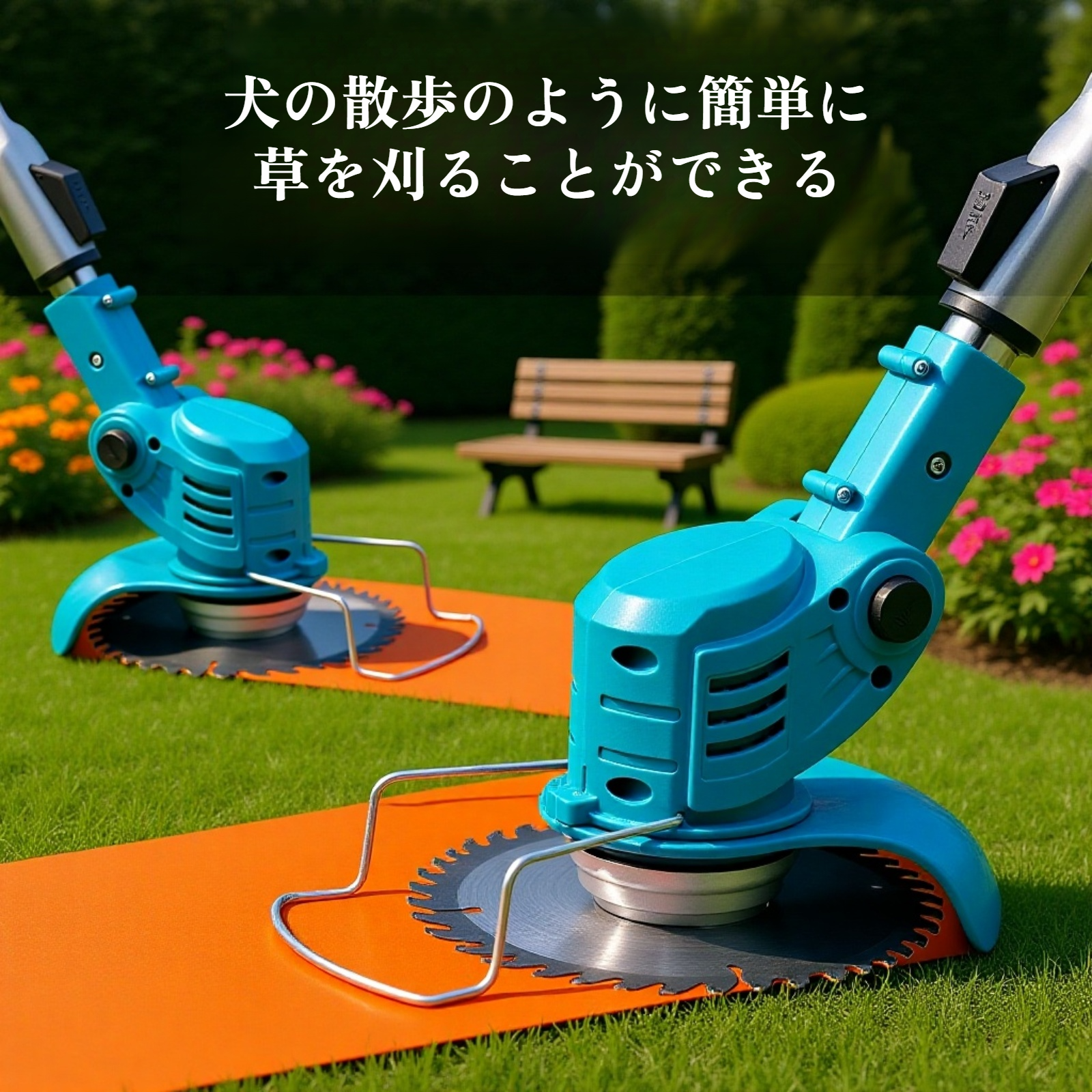 小型家庭用手持電動草刈り機