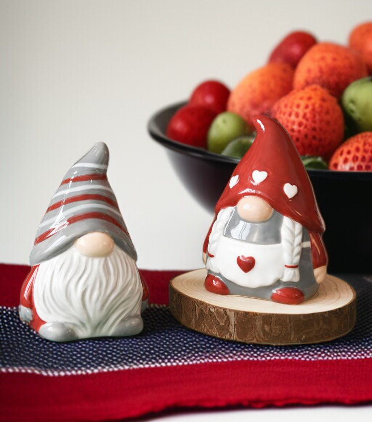 산타클로스 도자기 조미병 전면 이미지