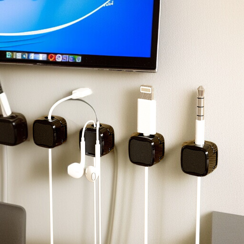 卓上ノーパンチウォールマウントワインダー 携帯電話充電ケーブル 磁気データケーブル ケーブルマネージャー マグネットワインダー