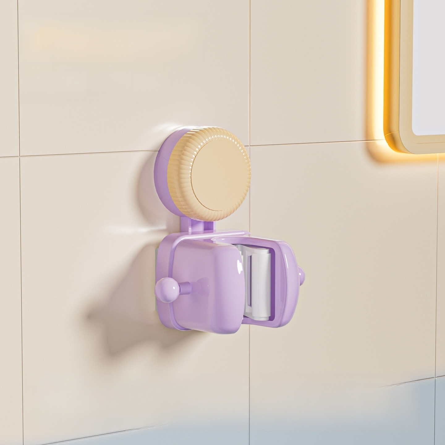 욕실 벽면 흡착식 분리형 걸레 홀더