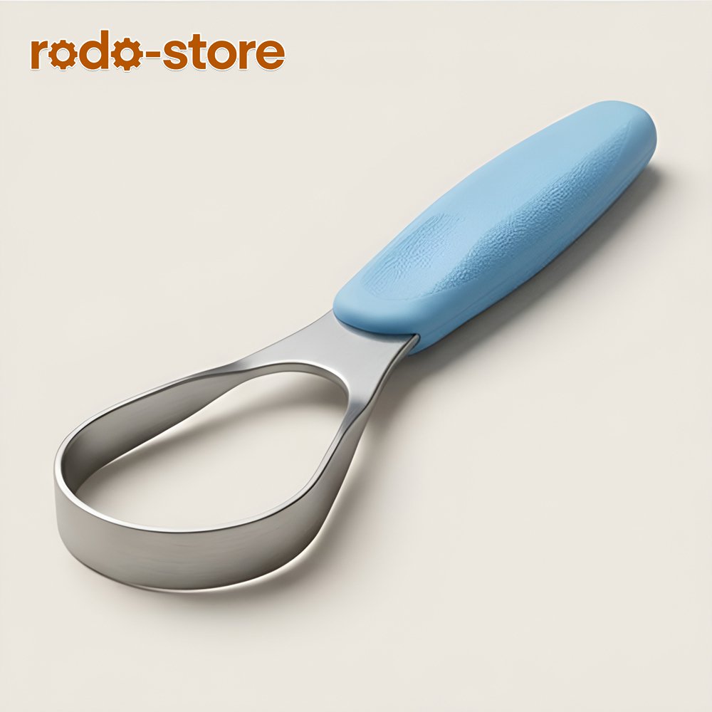 อุปกรณ์ทำความสะอาดลิ้นพร้อมด้ามจับกันลื่น (5 ชิ้น)