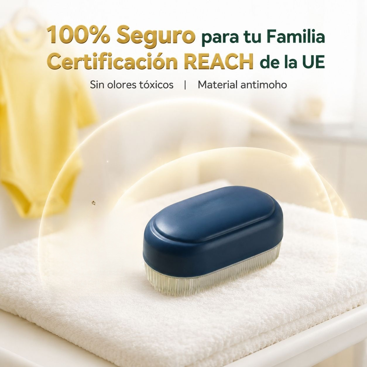 Cepillo especial para ropa, elimina manchas sin dañar el tejido