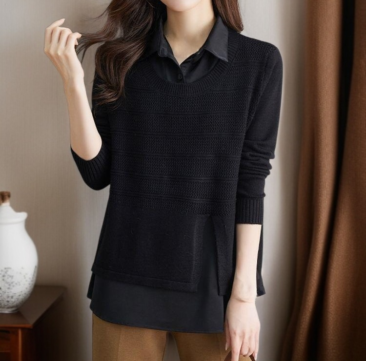 舒適柔軟針織襯衫毛衣面料質感