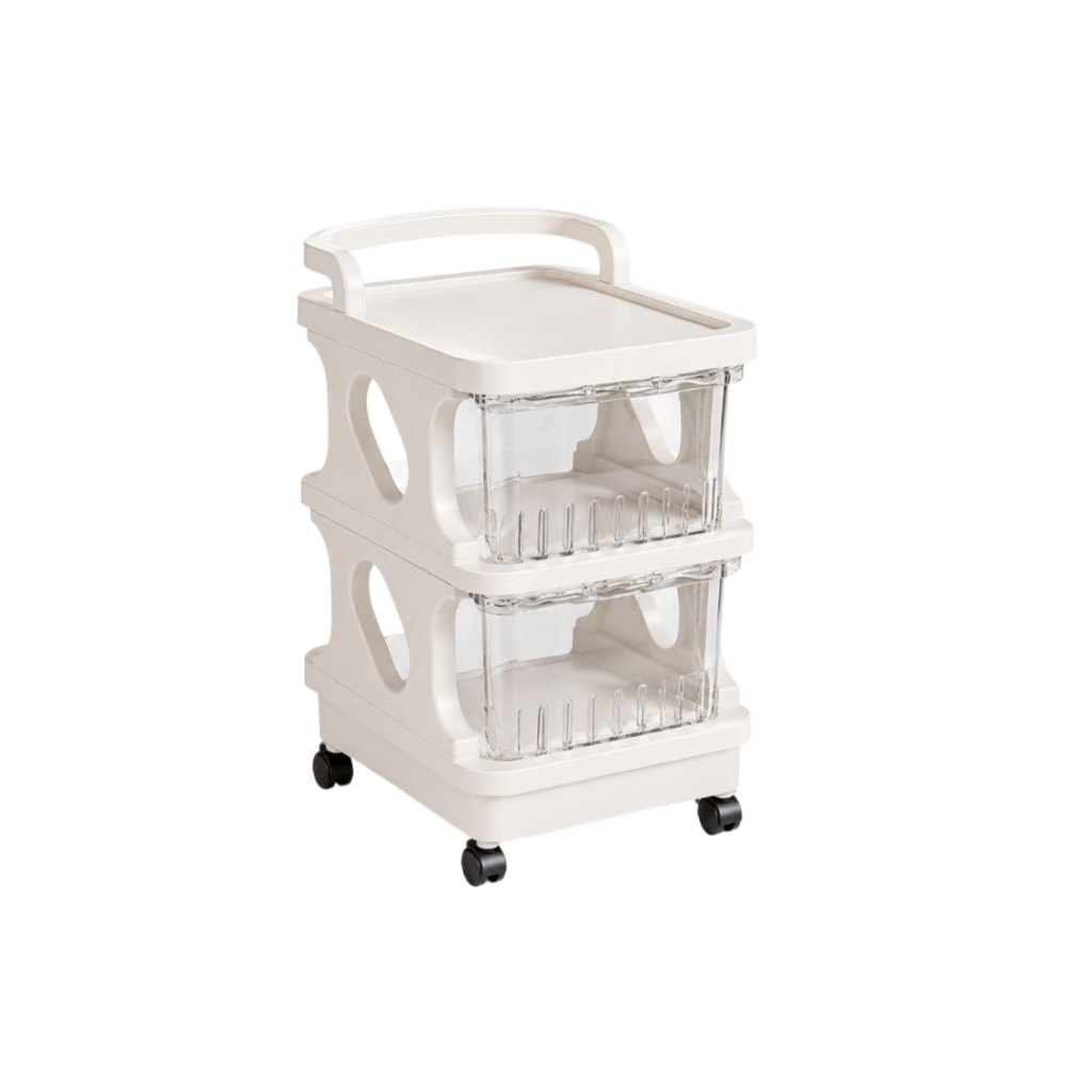 Baby Supplies Storage Cabinet Trolley Rack