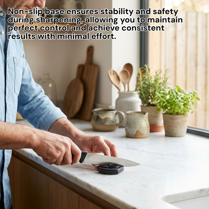 Multifunctional Kitchen Sharpening Stone, Quick Sharpener for Ceramic and Kitchen Knives