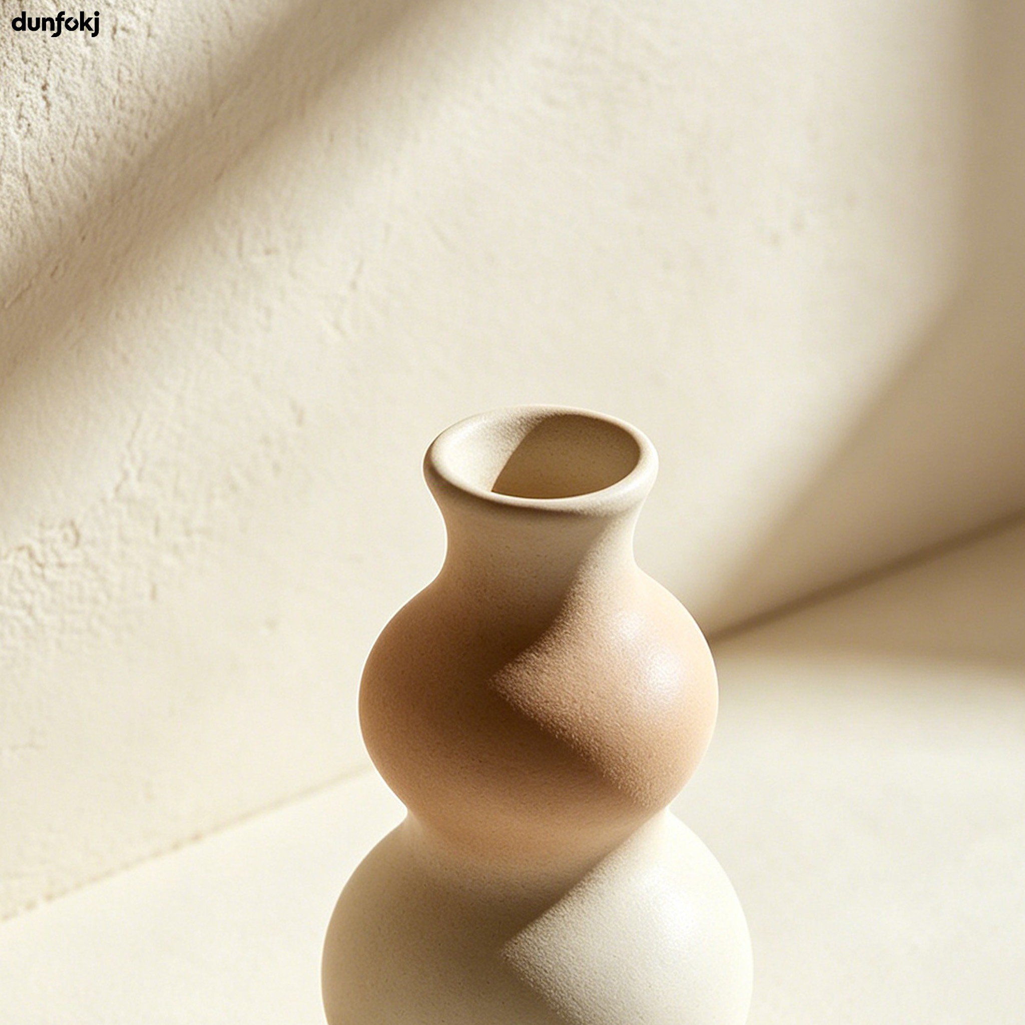 Minimalist ceramic vases pack for modern home decor