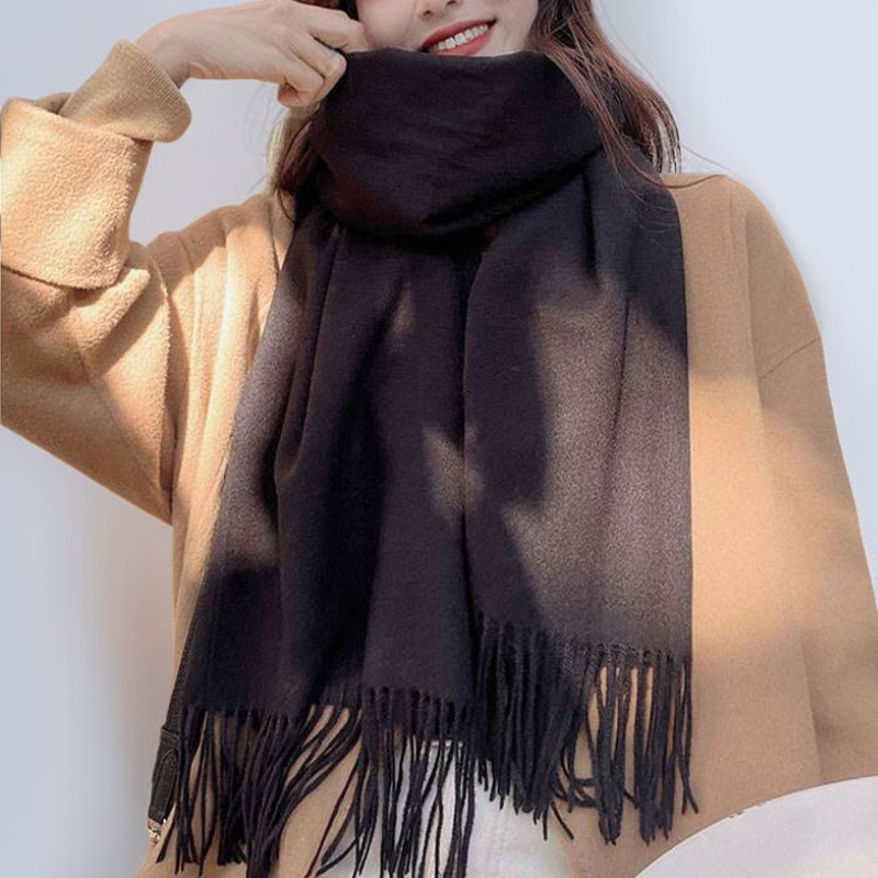 イミテーションカシミヤスカーフ、レディース冬用暖かいスカーフ