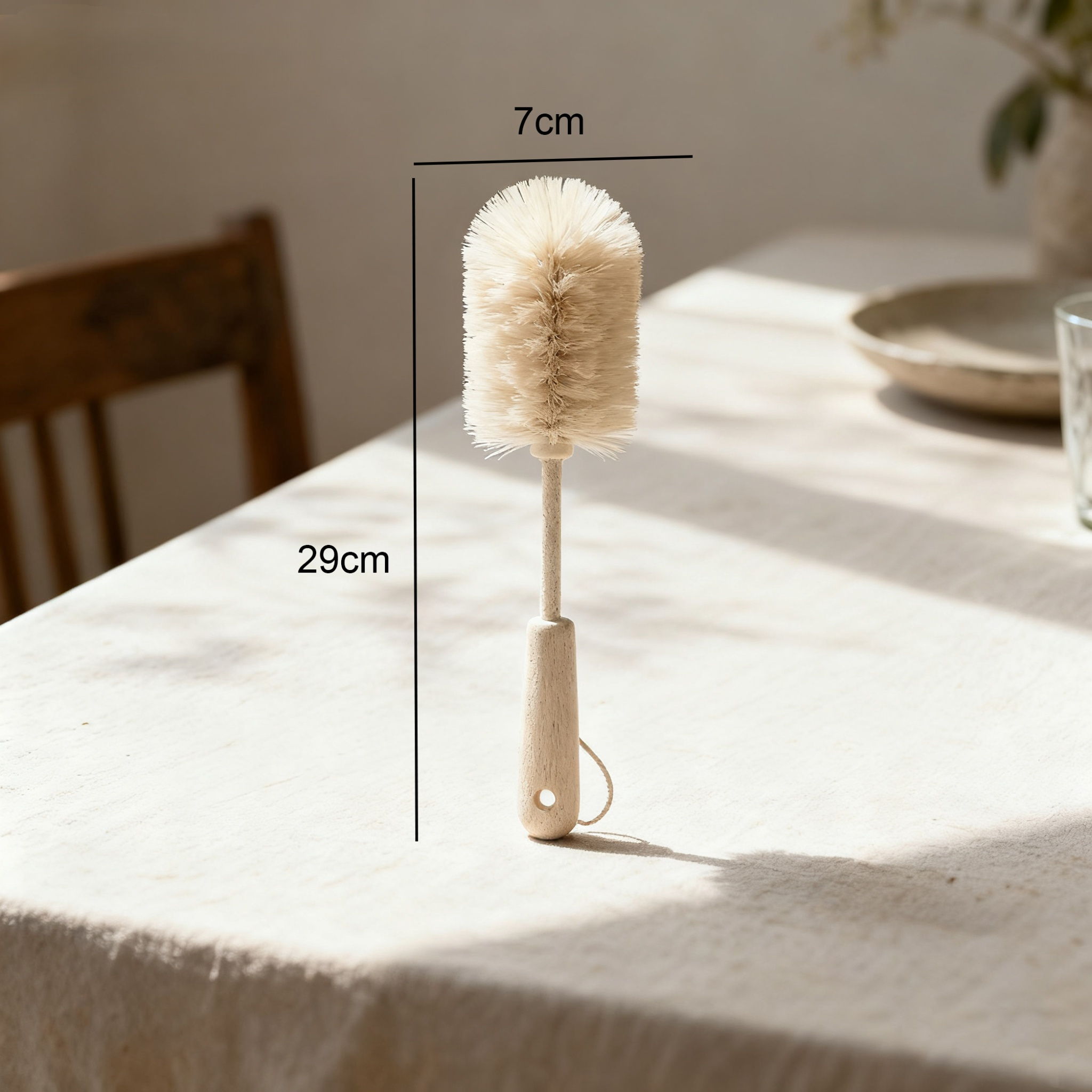 컵 내부까지 닿는 긴 손잡이 브러쉬