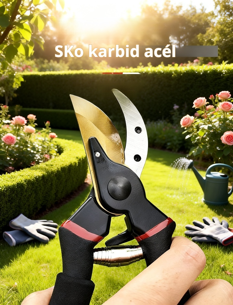 Ergonomikus metszőolló virágágakhoz