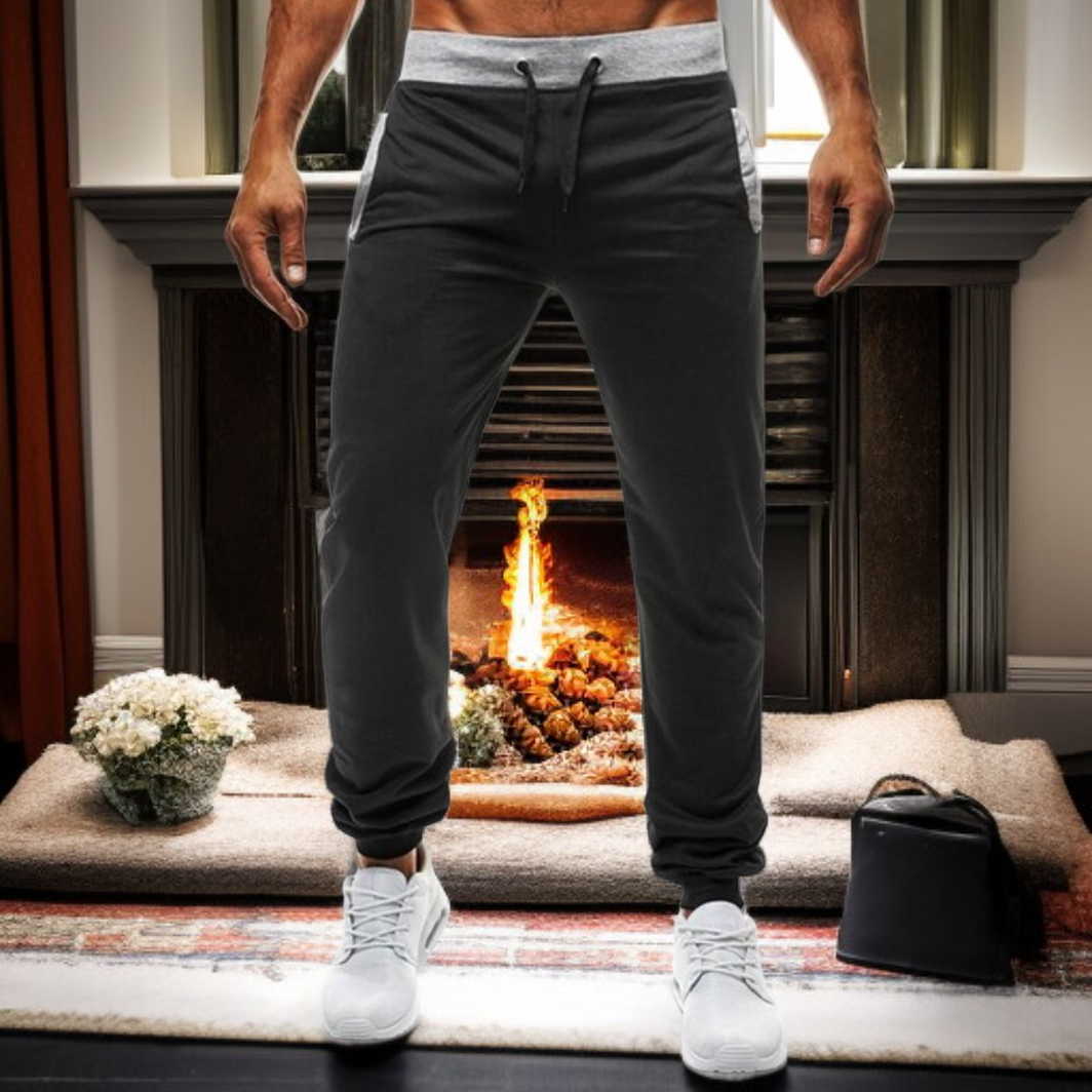 メンズカジュアルパンツが大ヒット予約可能な若者向けストレッチワイドフィットロングパンツ