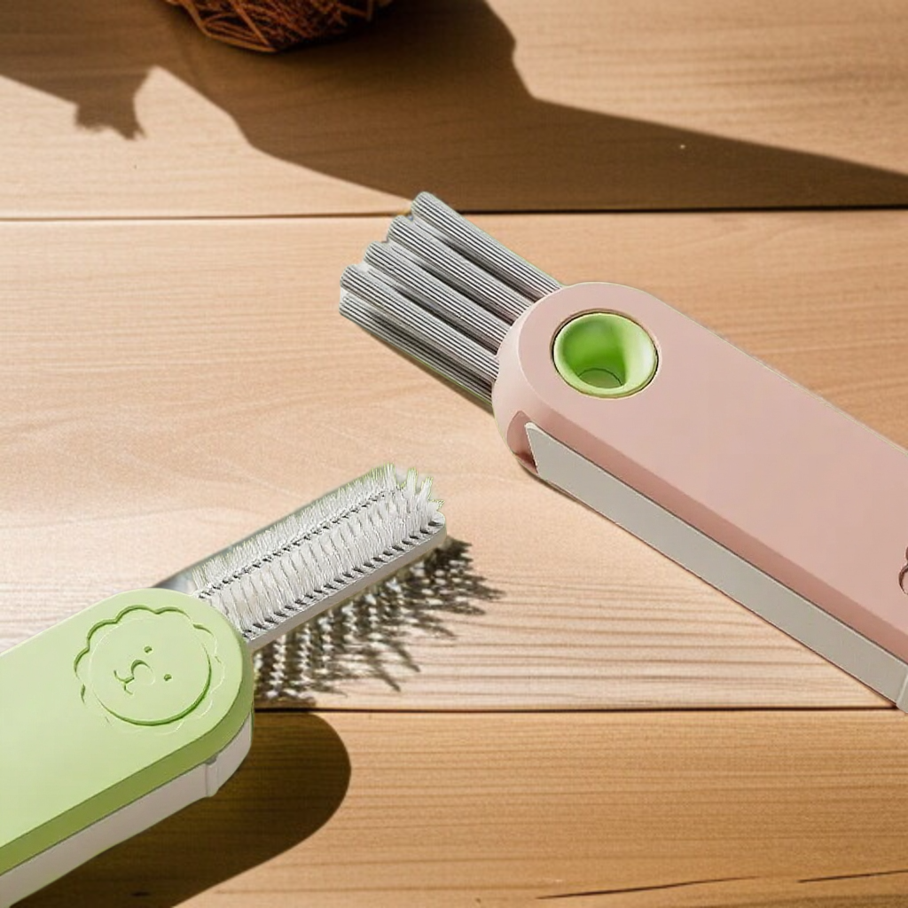 Multi functional cleaning three in one cup brush