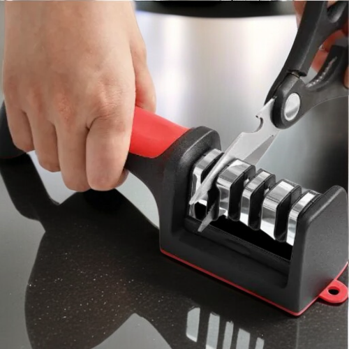  휴대용 3단계 칼 숫돌 다이아몬드 칼갈이