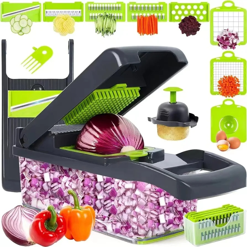 Coupe-légumes multifonctionnel, trancheuse et râpe