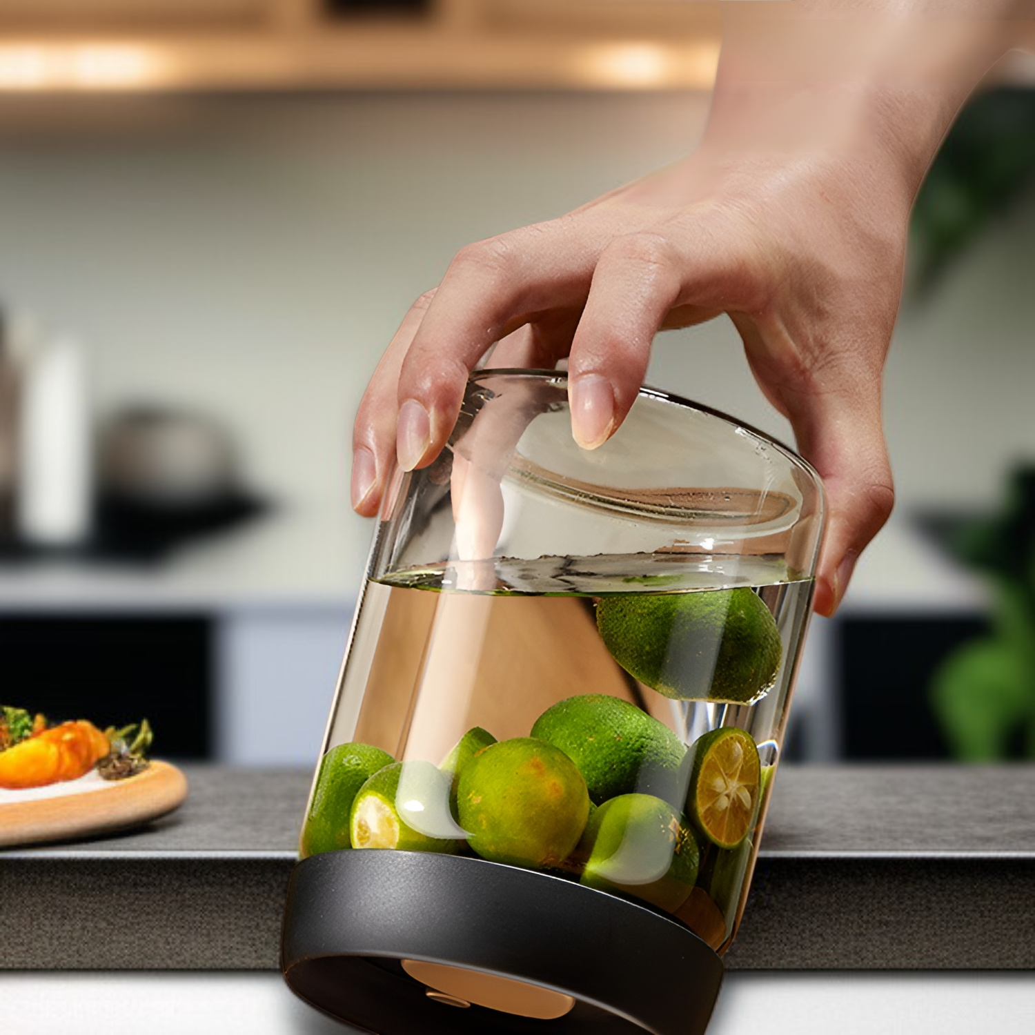 Pojemnik próżniowy na ziarna kawy, zaprojektowany do utrzymania świeżości