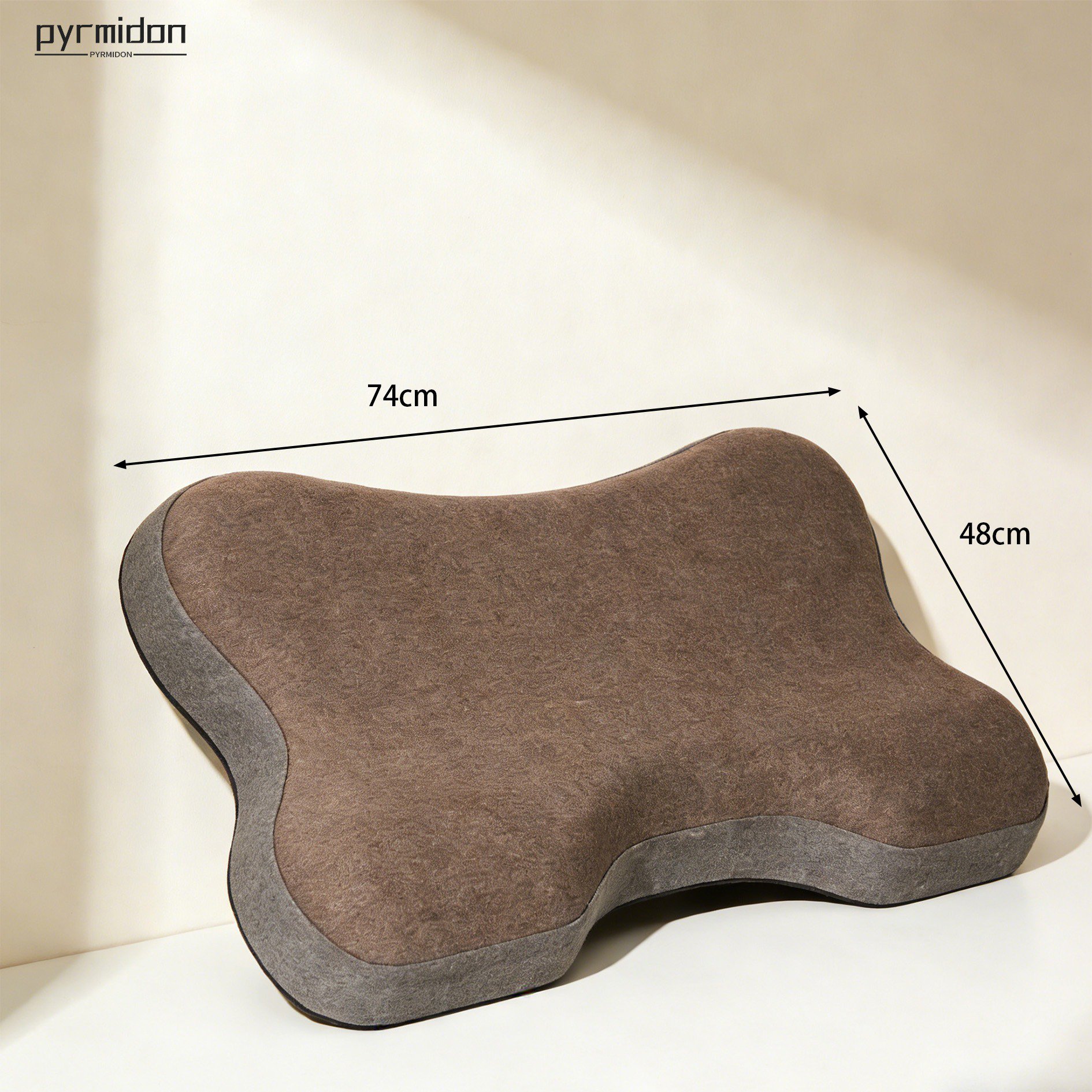 透氣舒適成人蕎麥枕側面照